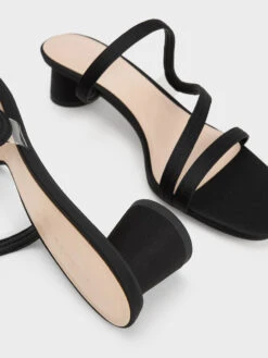 Satin Wavy Strap Mules 14 Satin Wavy Strap Mules -Charles & Keith 2021 L6 CK1 60190286 01 5