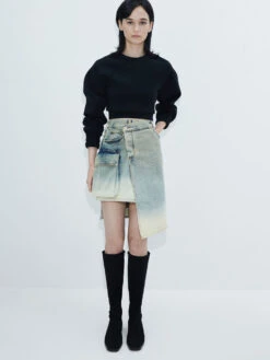 Textured Knee High Flat Boots -Charles & Keith 2021 L6 CK1 90900091 B8 4