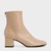 Block Heel Ankle Boots -Charles & Keith 2021 L6 CK1 91720010 1 05 1