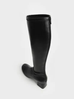 Block Heel Knee Boots -Charles & Keith 2021 L6 CK1 91720012 01 7