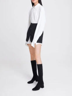 Textured Block Heel Knee Boots -Charles & Keith 2021 L6 CK1 91720012 B8 4