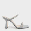 Patent Gem-Encrusted Heeled Sandals -Charles & Keith 2021 L7 CK1 60050949 67 1