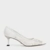 Lace Sculptural Heel Pumps -Charles & Keith 2021 L7 SL1 60280396 03 1