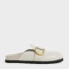 Gabine Buckled Leather Loafer Mules​ -Charles & Keith 2021 L7 SL1 71680001 41 1