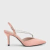 Adel Recycled Polyester Gem-Strap Slingback Ballerina Pumps -Charles & Keith 2022 L2 CK1 60280280 B 83 1