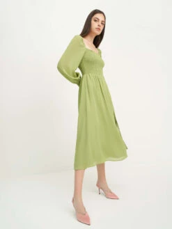 Adel Recycled Polyester Gem-Strap Slingback Ballerina Pumps -Charles & Keith 2022 L2 CK1 60280280 B 83 6