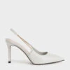 Chain-Link Slingback Stiletto Pumps -Charles & Keith 2022 L2 CK1 60280333 41 1