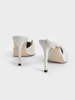 Chain-Link Slingback Stiletto Pumps -Charles & Keith 2022 L2 CK1 60280333 41 8