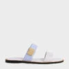Dove Metallic Buckle Slide Sandals -Charles & Keith 2022 L2 CK1 70060537 1 67 1