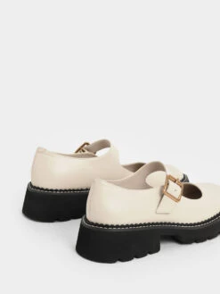 Metallic Buckle Mary Janes -Charles & Keith 2022 L2 CK1 70380909 41 7