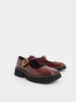 Metallic Buckle Patent Mary Janes -Charles & Keith 2022 L2 CK1 70380909 51 5