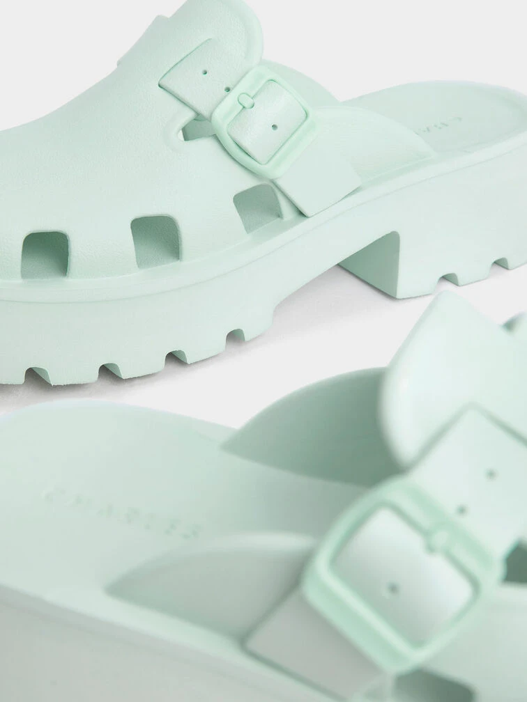 Mae Buckled Platform Mules 5 Mae Buckled Platform Mules - Image 3