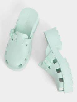 Mae Buckled Platform Mules 11 Mae Buckled Platform Mules -Charles & Keith 2022 L2 CK1 71920001 B3 8