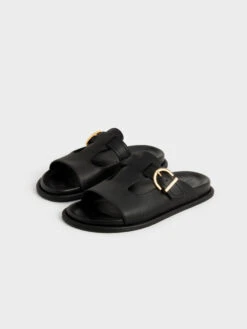 Cut-Out Buckled Slides -Charles & Keith 2022 L3 CK1 71720036 01 3