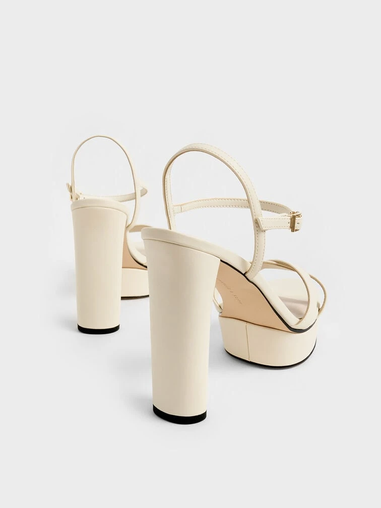 Crossover Platform Heeled Sandals 5 Crossover Platform Heeled Sandals - Image 3