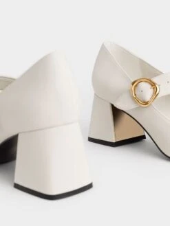 Buckled Mary Jane Pumps -Charles & Keith 2022 L6 CK1 60361423 41 5