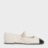 Toe-Cap Quilted Mary Janes 2 Toe-Cap Quilted Mary Janes -Charles & Keith 2022 L6 CK1 70900405 41 1