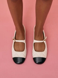 Toe-Cap Quilted Mary Janes 11 Toe-Cap Quilted Mary Janes -Charles & Keith 2022 L6 CK1 70900405 41 2