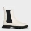 Ridged-Sole Chelsea Boots -Charles & Keith 2022 L6 CK1 90580158 41 1