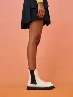 Ridged-Sole Chelsea Boots -Charles & Keith 2022 L6 CK1 90580158 41 2