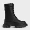 Chunky Sole Padded Combat Boots -Charles & Keith 2022 L6 CK1 90580161 01 1