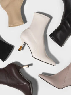 Kitten Heel Ankle Boots -Charles & Keith 2022 L6 CK1 90580162 14 7