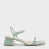 Braided Back Strap Sandals -Charles & Keith 2022 L7 CK1 60050971 B3 1
