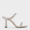 Embellished Twisted Strap Glittered Sandals -Charles & Keith 2022 L7 CK1 60050976 07 1