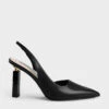 Asymmetric Sculptural Heel Pumps -Charles & Keith 2022 L7 CK1 61720129 01 1