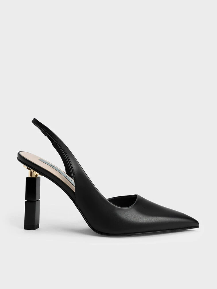 Asymmetric Sculptural Heel Pumps 3 Asymmetric Sculptural Heel Pumps