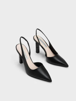 Asymmetric Sculptural Heel Pumps 11 Asymmetric Sculptural Heel Pumps -Charles & Keith 2022 L7 CK1 61720129 01 3