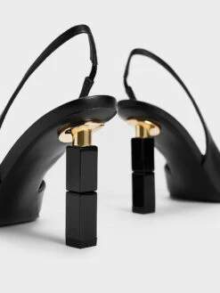 Asymmetric Sculptural Heel Pumps 13 Asymmetric Sculptural Heel Pumps -Charles & Keith 2022 L7 CK1 61720129 01 5