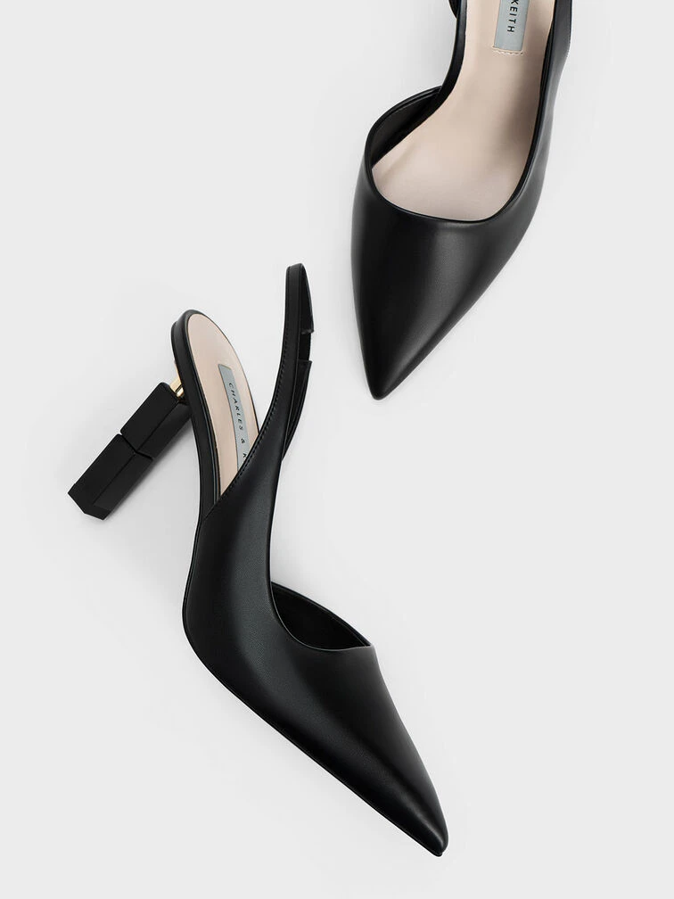 Asymmetric Sculptural Heel Pumps 9 Asymmetric Sculptural Heel Pumps - Image 7