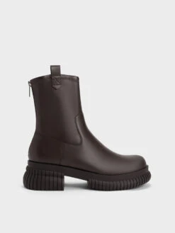 Cowboy Platform Ankle Boots