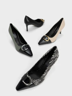 Gabine Tweed Toe-Cap Pumps -Charles & Keith 2022 L7 SL1 61900002 24 7