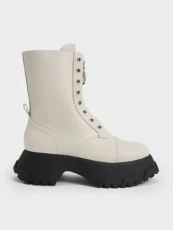 Gabine Front Zip Ankle Boots