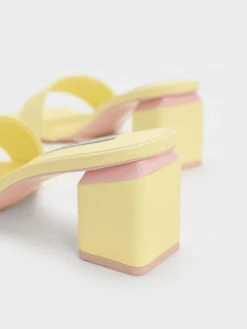 Square Block Heel Mules -Charles & Keith 2023 L2 CK1 60050988 23 5