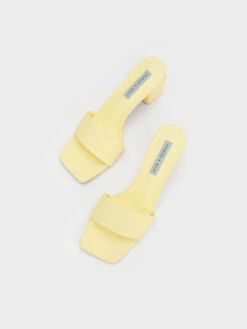 Square Block Heel Mules -Charles & Keith 2023 L2 CK1 60050988 23 8