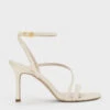 Asymmetric Strappy Heeled Sandals -Charles & Keith 2023 L2 CK1 60050989 41 1