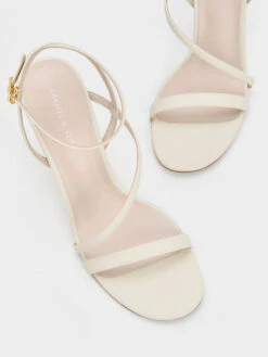 Asymmetric Strappy Heeled Sandals -Charles & Keith 2023 L2 CK1 60050989 41 8