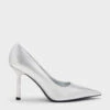 Metallic Pointed-Toe Pumps -Charles & Keith 2023 L2 CK1 60280379 07 1