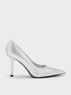Metallic Pointed-Toe Pumps