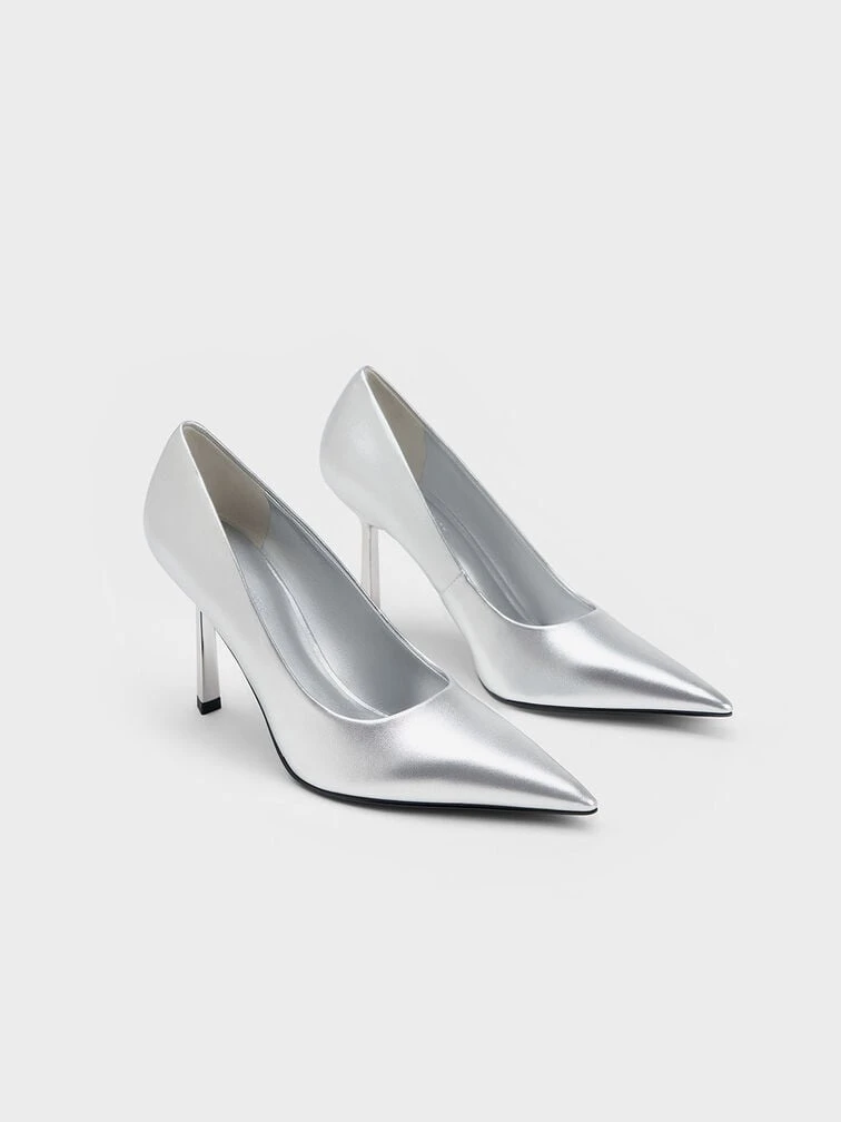 Metallic Pointed-Toe Pumps 5 Metallic Pointed-Toe Pumps - Image 3