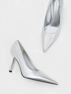 Metallic Pointed-Toe Pumps 13 Metallic Pointed-Toe Pumps -Charles & Keith 2023 L2 CK1 60280379 07 8