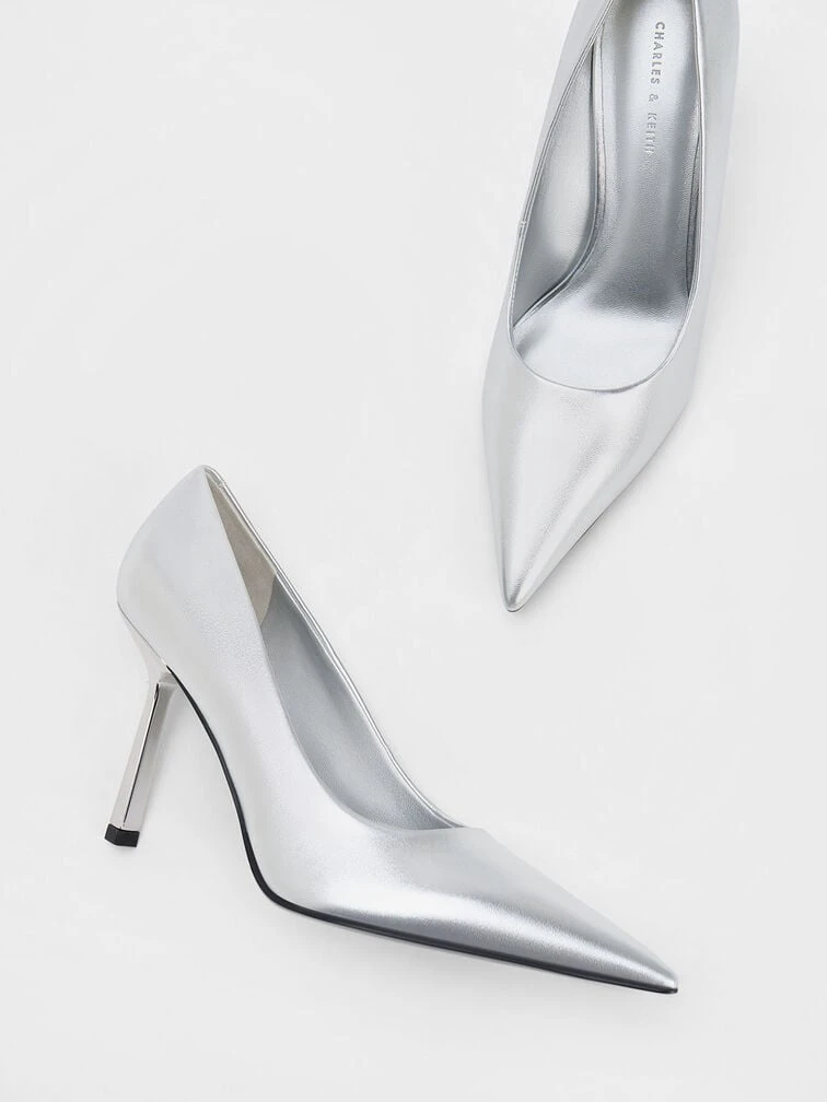 Metallic Pointed-Toe Pumps 8 Metallic Pointed-Toe Pumps - Image 6