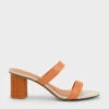 Rattan Block Heel Sandals -Charles & Keith 2023 L2 CK1 60280384 17 1