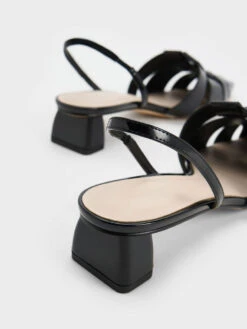 Interwoven Patent Slingback Pumps -Charles & Keith 2023 L2 CK1 60580231 J5 5