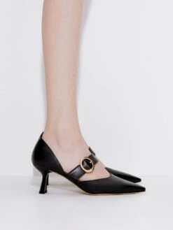 Buckled D-Orsay Pumps -Charles & Keith 2023 L2 CK1 60580259 01 2