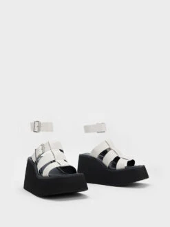 IIsa Flatform Gladiator Sandals -Charles & Keith 2023 L2 CK1 80900022 03 3