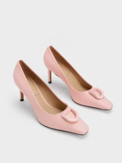 Gabine Leather Tapered Pumps -Charles & Keith 2023 L2 SL1 61720046 13 3
